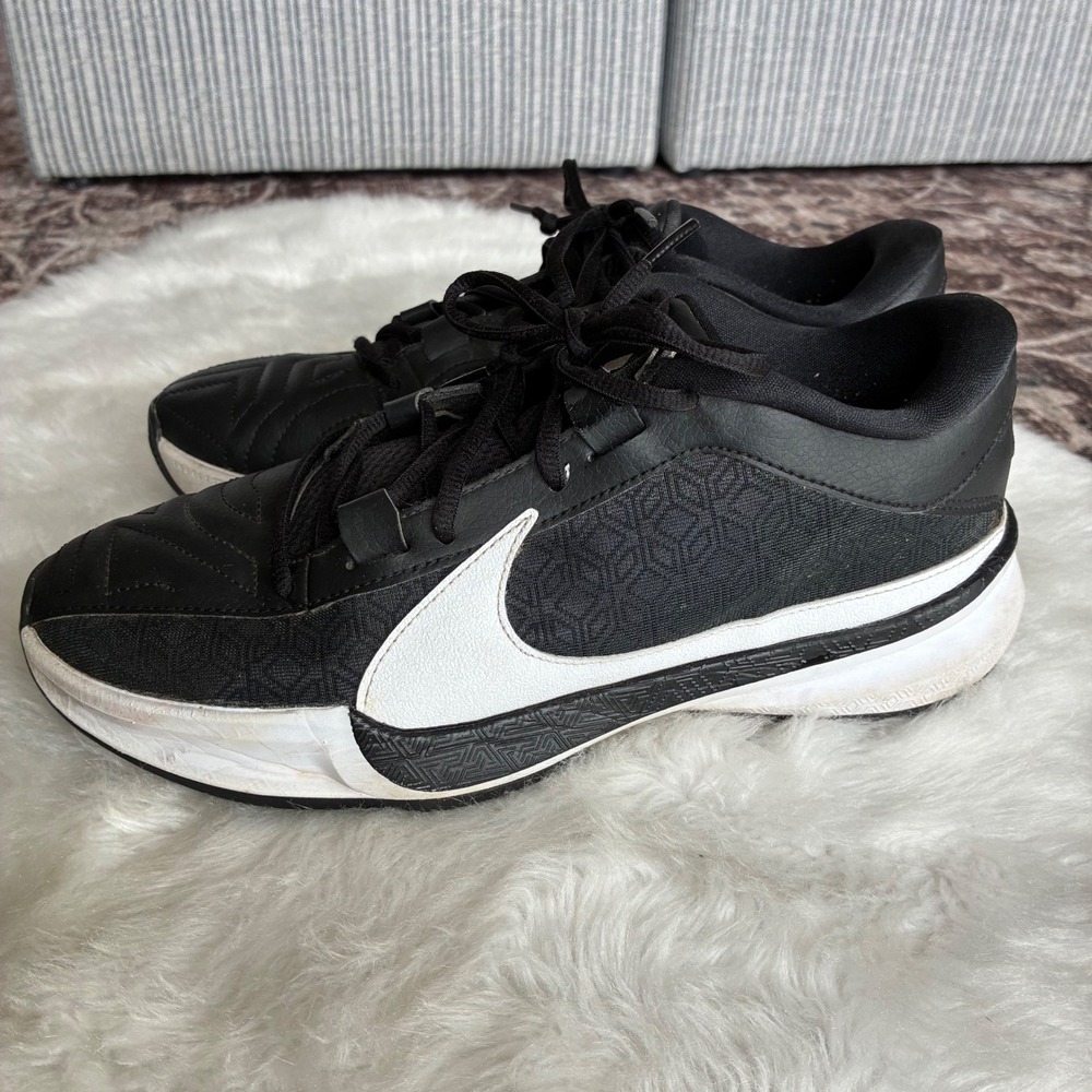 Nike Zoom Freak 5 TB Black White Basketball Shoes Mens 8 DZ2946-001 Giannis